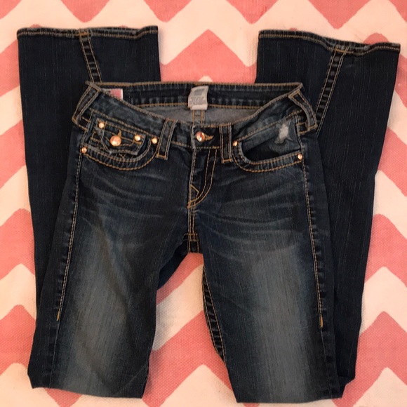 True Religion Rhinestone Jeans - Picture 3 of 8